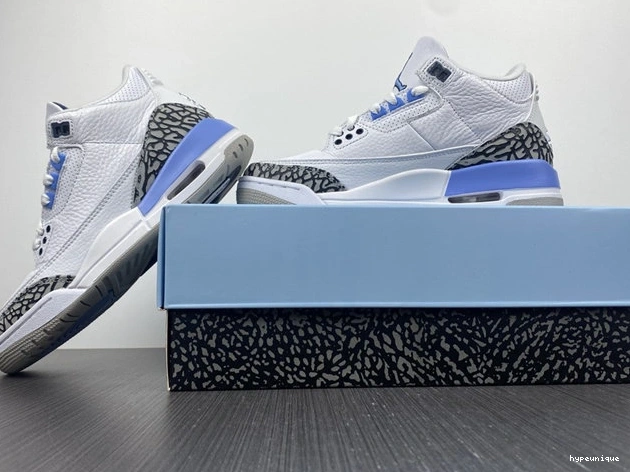 HYPE 3837 CT8532- Jordan3 Fashionable UNC 1028